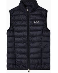 EA7 - Vest Core Lady Regular Fit With Ultra Light Padding - Lyst