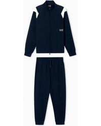 EA7 - Core Identity Cotton Tracksuit - Lyst