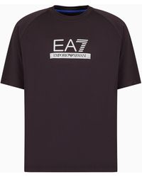 EA7 - Dynamic Athlete Crew-neck T-shirt In Ventus7 Technical Fabric - Lyst
