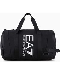 EA7 - Technical-fabric Duffel Bag With Oversized Logo - Lyst