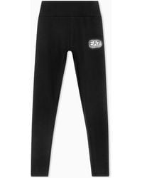 EA7 - Visibility Stretch-Jersey Leggings - Lyst