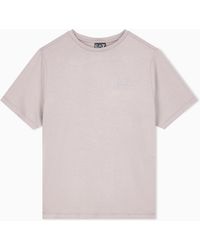 EA7 - Regular Fit T-Shirt Natural Ventus 7 - Lyst