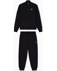 EA7 - Cotton Visibility Tracksuit - Lyst