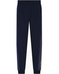 EA7 - Pantaloni Jogger Athletic Colour Block - Lyst