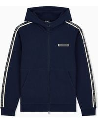 EA7 - Hoodie Logo Series Regular Fit - Lyst