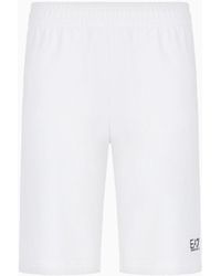 EA7 - Core Identity Cotton Board Shorts - Lyst