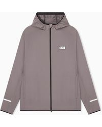 EA7 - Dynamic Athlete Zip-Up Sweatshirt - Lyst