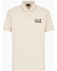 EA7 - Golf Club Stretch Cotton Piqué Polo Shirt - Lyst