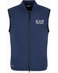 EA7 - Golf Club Technical Fabric Padded Gilet - Lyst