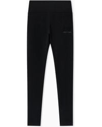 EA7 - Stretch Jersey Leggings - Lyst