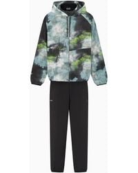 EA7 - Dynamic Athlete Trainingsanzug Mit Print Aus Ventus7-Funktionsgewebe - Lyst