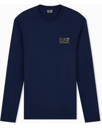 EA7 - Regular Fit T-Shirt Premium Label - Lyst