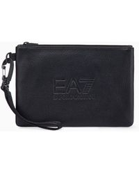 EA7 - Pochette Con Logo A Rilievo E Cinturino Removibile - Lyst