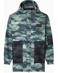 EA7 - Dynamic Athlete Cotton And Nylon Jacket - Lyst