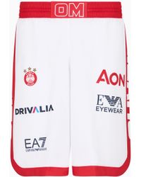 EA7 - Olimpia Milano Shorts Replica Campionato 24/25 - Lyst