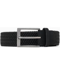EA7 - Golf Pro Braided Belt - Lyst