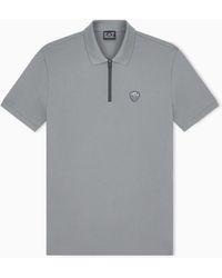 EA7 - Slim-Fit Polo Shirt Premium Shield - Lyst