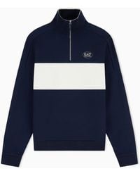 EA7 - Tennis Club Pure Cotton Sweatshirt - Lyst