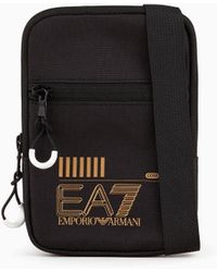EA7 - Recycled Fabric Train Core Mini Shoulder Bag - Lyst