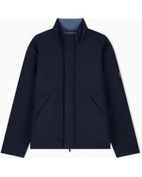 EA7 - Bomber Jacket Reversible Regular Fit With Padding - Lyst