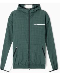 EA7 - Logo Series Sweatshirt Aus Nylon Mit Kapuze - Lyst