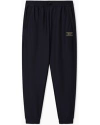 EA7 - Premium Label Technical-Fabric Joggers - Lyst