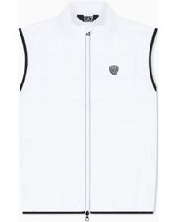 EA7 - Premium Shield Technical-Fabric Gilet - Lyst