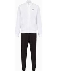 EA7 - Technical-fabric Core Identity Tracksuit - Lyst