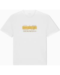 EA7 - T-Shirt Visibility Regular Fit - Lyst