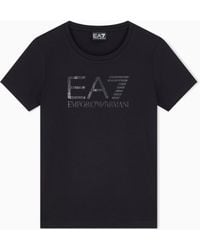 EA7 - Slim Fit T-Shirt Visibility - Lyst