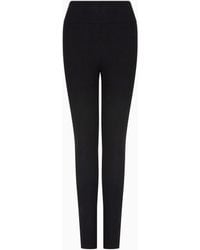 EA7 - Core Lady Stretch-Cotton Leggings - Lyst