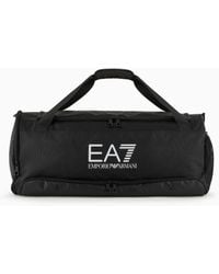 EA7 - Train Core Large Gym Bag With Oversized Logo - Lyst