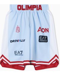 EA7 - Olimpia Milano Championship 25/26 Replica Shorts - Lyst