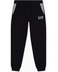 EA7 - Asv 7 Lines Jogginghose Aus Einer Baumwoll-Mischung - Lyst