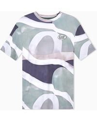 EA7 - Tennis Pro Print T-Shirt - Lyst