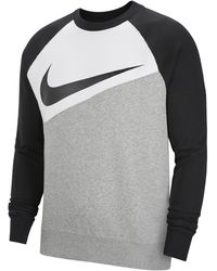 supreme nike swoosh sweater black