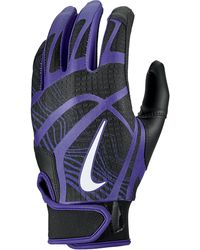purple nike batting gloves