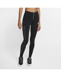 nike air leggings rose gold