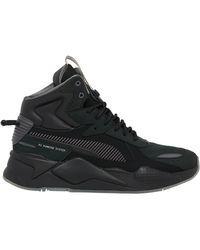 black high top puma shoes