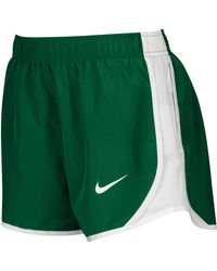 green nike tempo shorts