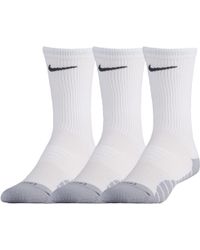 Nike 3pk Cushioned Crew Socks - White