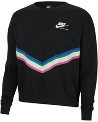 nike sport distort fleece crew