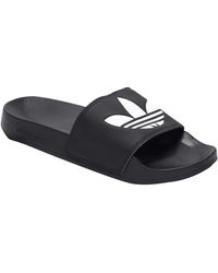 mens adidas slides grey