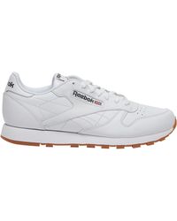 reebok leather trainers mens