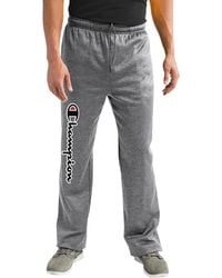 champion open hem sweatpants