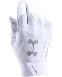 white under armour batting gloves