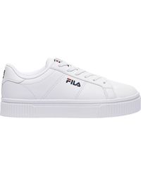 white and gold fila