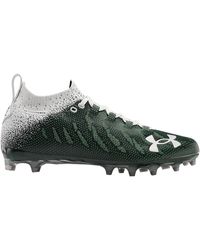 blue suede under armour cleats