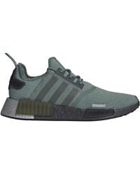 adidas nmd r1 green and black