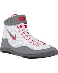 Nike Rubber Inflict 3 Wrestling Shoes in White/Metallic Gold (White) for Men - Save 1% - Lyst